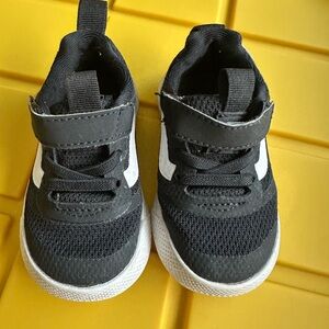 Vans Kids Black and White Sneakers